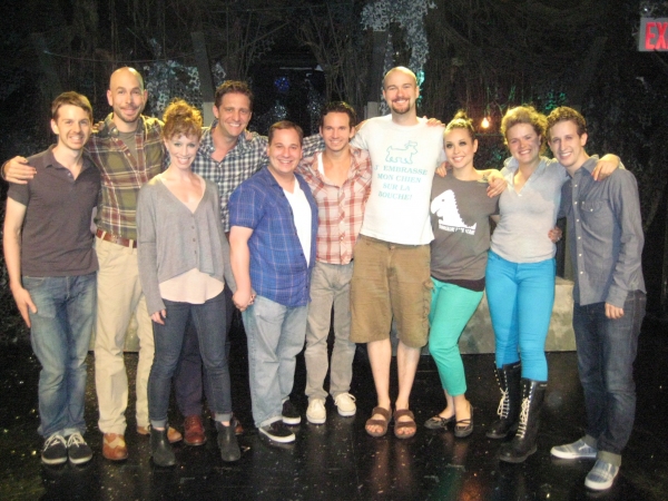 Photo Flash: Jared Gertner & Colin Hanlon Visit TRIASSIC PARQ at SoHo Playhouse Image