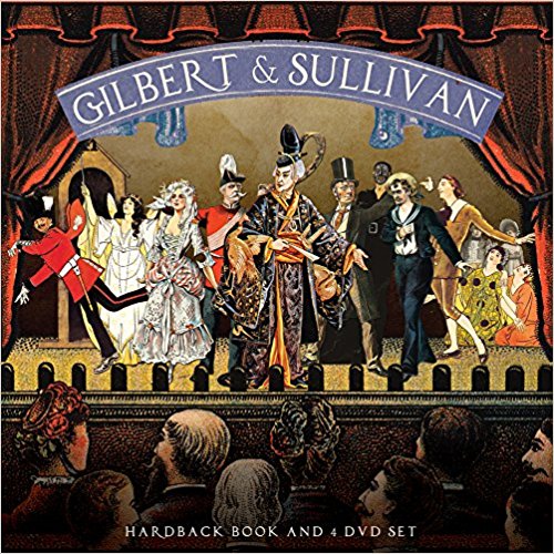 Gilbert & Sullivan: Hardback Book and 4 DVD Set Video