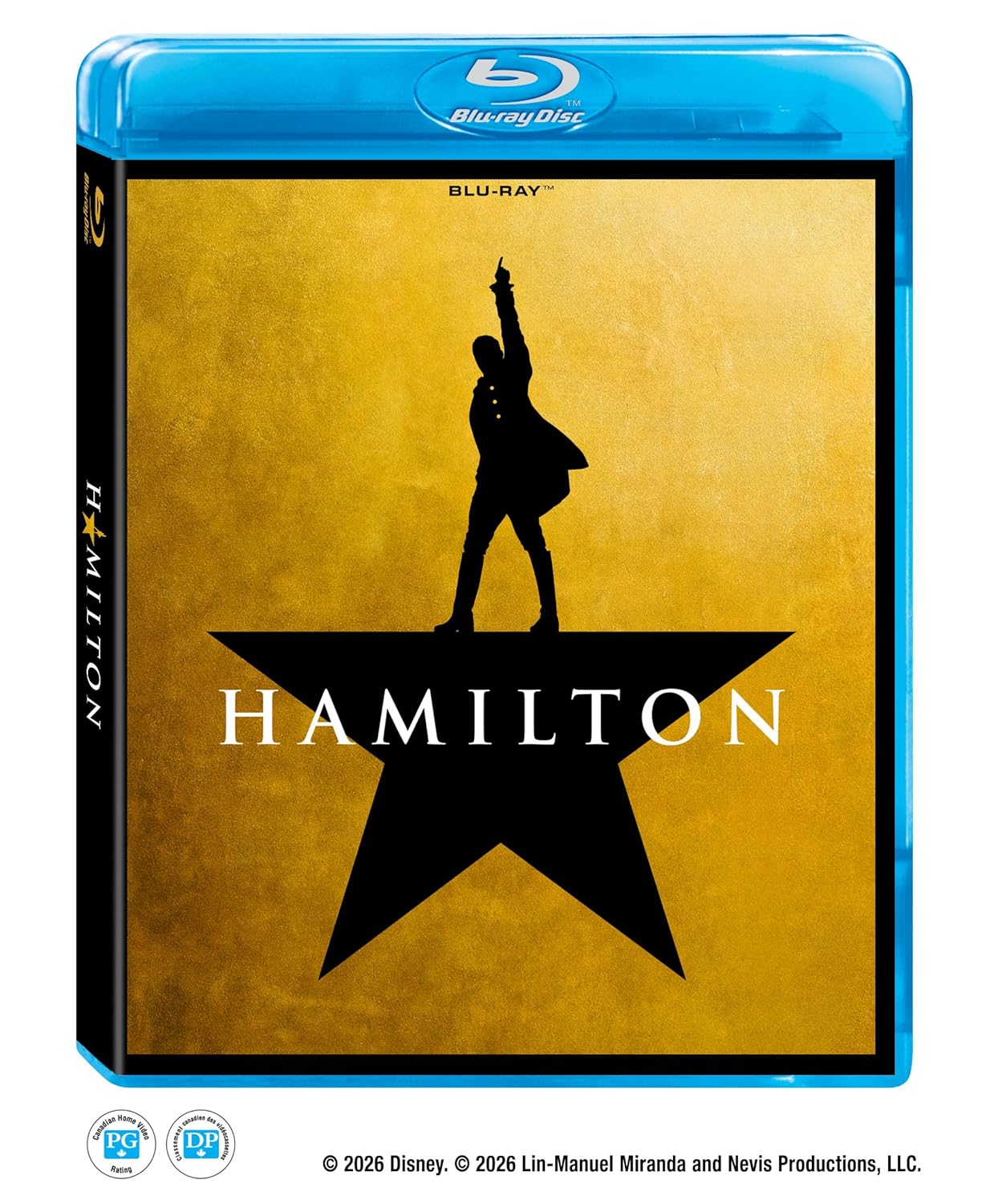 Hamilton Special Collector's Edition - Broadway Musical on DVD Blu-ray 2020 Cover Art