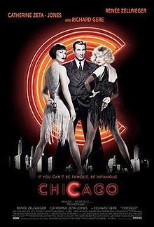 Chicago - Broadway Musical on DVD Blu-ray 2002 Cover Art