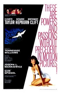 Suddenly, Last Summer  - Broadway Musical on DVD Blu-ray 1959 Cover Art