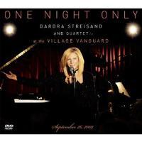 One Night Only Barbra Streisand and Quartet at The Village Vanguard Cover