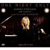 One Night Only Barbra Streisand and Quartet at The Village Vanguard - Broadway Show Video Cover Art