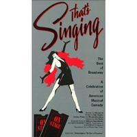 That's Singing: Best of Broadway - Broadway Show Video Cover Art