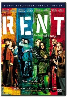 Rent - Broadway Musical on DVD Blu-ray 2005 Cover Art