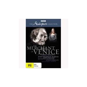 The Merchant of Venice - Broadway Musical on DVD Blu-ray 1980 Cover Art