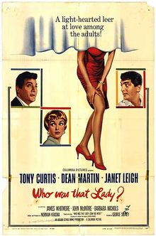 Who Was That Lady? - Broadway Musical on DVD Blu-ray 1960 Cover Art